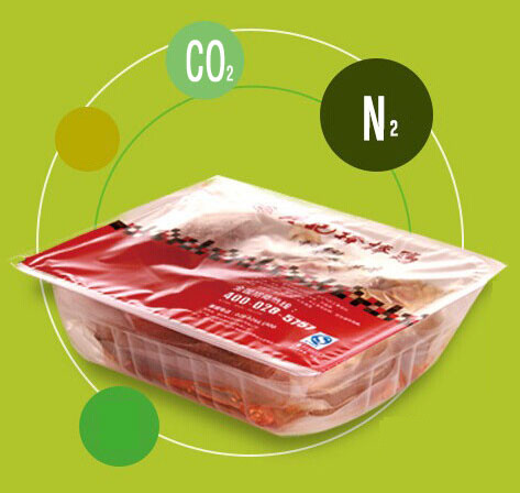 Restaurant Food MAP Tray Sealing Machine Nitrogen Filling Packing Machine