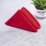 45*45cm 50*50cm Red 100% Cotton Clean Cloth Napkin
