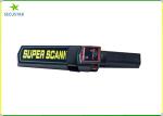 Quality Rubber Leather Belt Hand Held Security Metal Detector For Police Office