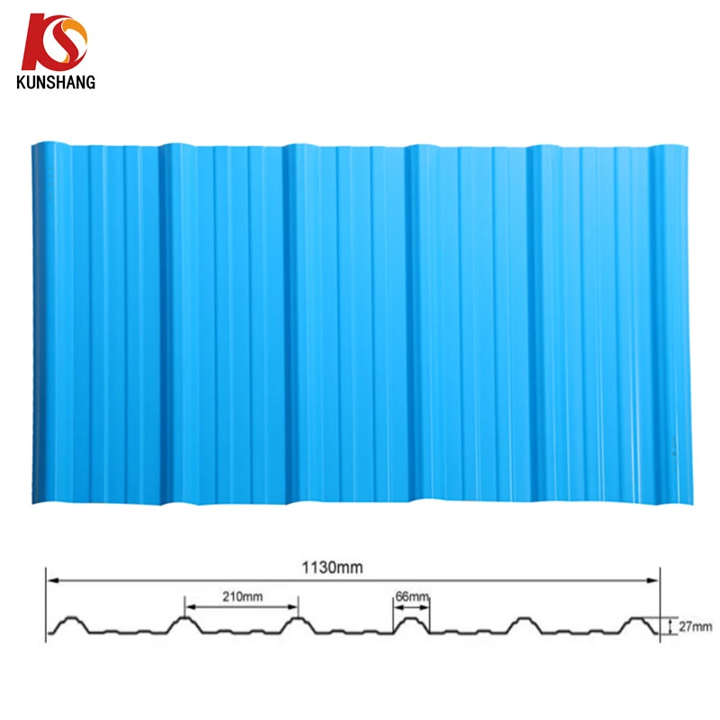 Fireproof Trapezoid ASA+UPVC Roofing/Roof Sheet