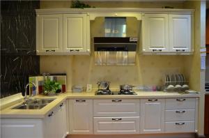 Wholesale Hettich White Solid Wood Kitchen Cabinets / Blum White Wood Kitchen Cupboards from china suppliers