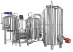 50-5000L Clean And Polish 2 Vessel Brewhouse Brewing Equipment Steel True Color