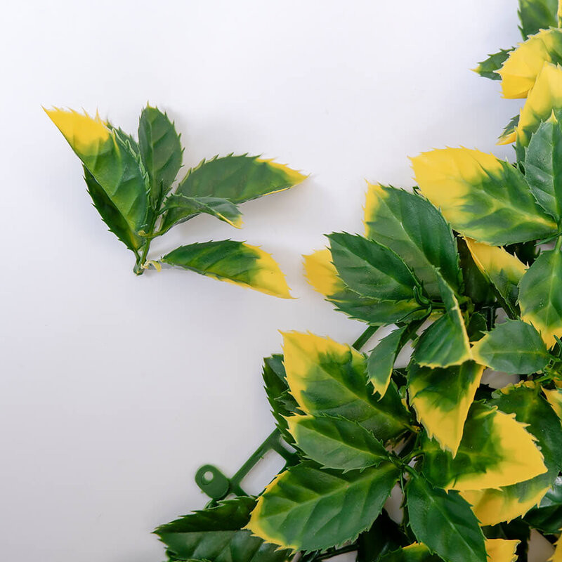 Fake Plant Hedge Artificial Greenery Wall for Company or Shopping Mall Decoration