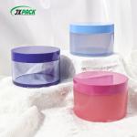 1oz 2oz 15ml 30ml Skin Care Cream Jar , Cosmetic Clear Plastic Jars With Lids