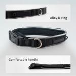 Luxury Dog Collar Corduroy Leather Velvet Nylon Material Hundehalsband Pet