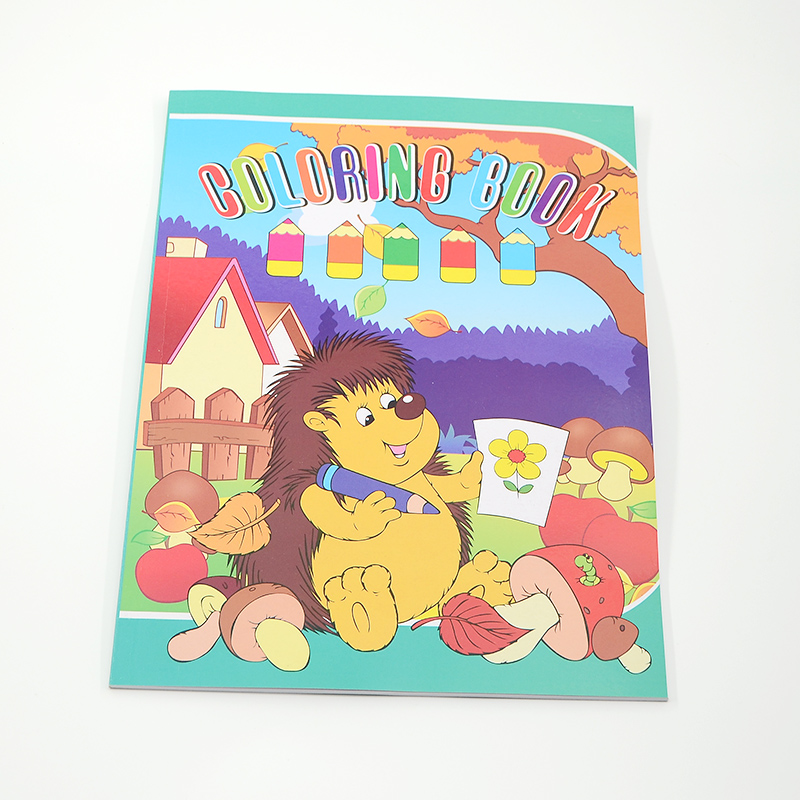 4 Colors Paperback Children Coloring Book Printing Customized Design with Paper Cover