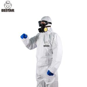 Wholesale CE Waterproof ppe Disposable Protective Coverall Type 5 6 For Cleaning Room from china suppliers
