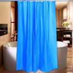 Non Toxic PEVA Shower Liner , Water Repellent Fabric Shower Curtain