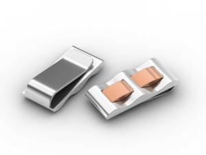 Wholesale Top Quality 316L Stainless Steel Tagor Jewelry Trendy Men's Gift Money Clip ADM01 from china suppliers