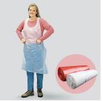 Blue or Customized Color PE Apron Waterproof Kitchen Medical Apron Disposable