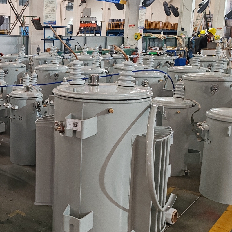 single-phase pole-mounted distribution transformer factory  (3)