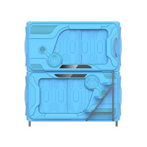 Wholesale Blue Space Pod Bed Flame Retardant ABS Material For Hotels Anti - Slip Ladder from china suppliers