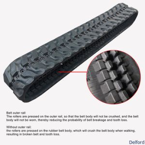 180x60x37 Rubber Tracks For Mini Excavator Replacement Parts