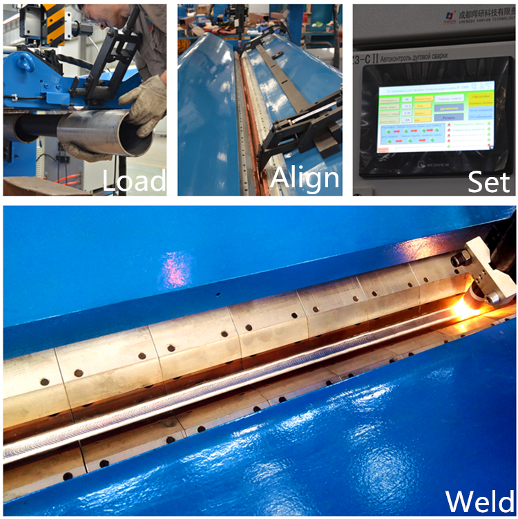 1KVA Arc Welding Equipment automatic Linear Seam Welder 1200kg Weight