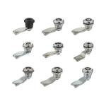 Metal Nickel Plated Quarter Turn Lock Zinc Alloy Furniture Cam Lock