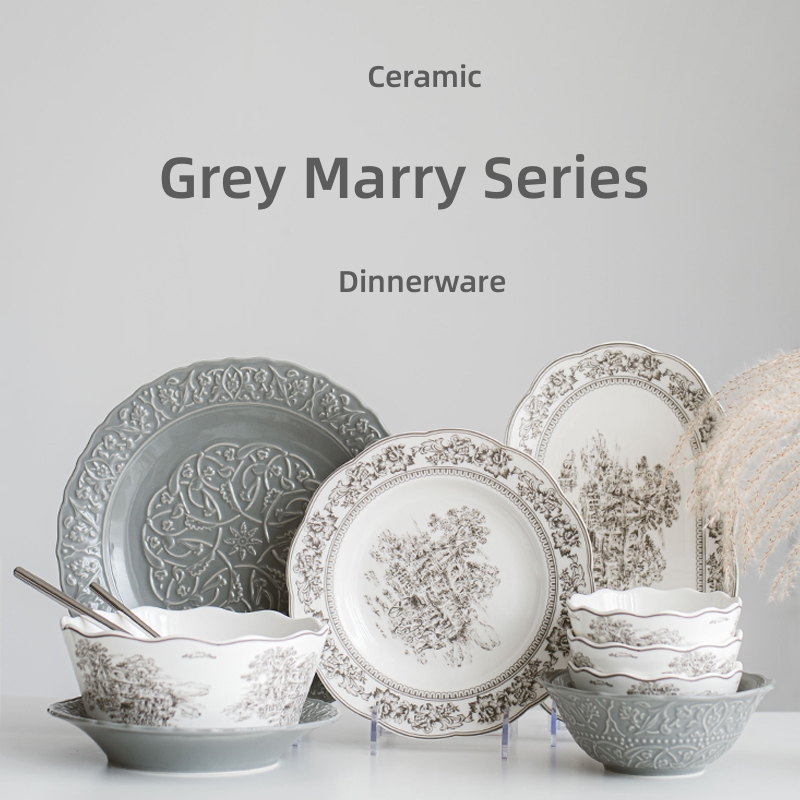 Porcelain Lunar Year Gift Tableware Perfect for Business Gifts and Christmas 2 Users
