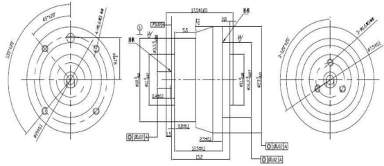 Precision Electrical Slip Ring 6 Circuits 1A for Aerial Camera System