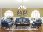 Rubber Wood Home Living room Leisure Amercian Furniture TV wall unit By Floor
