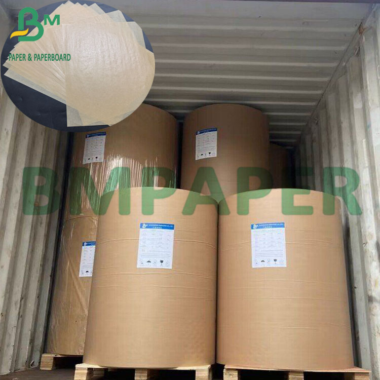 40g MG Brown Kraft Paper Food Grade Moisture Proof Ribbed Paper
