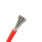 1 * 24 AWG FEP OD1.4mm High Temperature Tinned Copper Cable 200℃ 300V