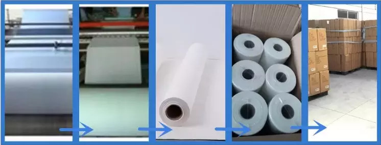 PE Film 260gsm Blue Disposable Bed Sheets Roll For Medical