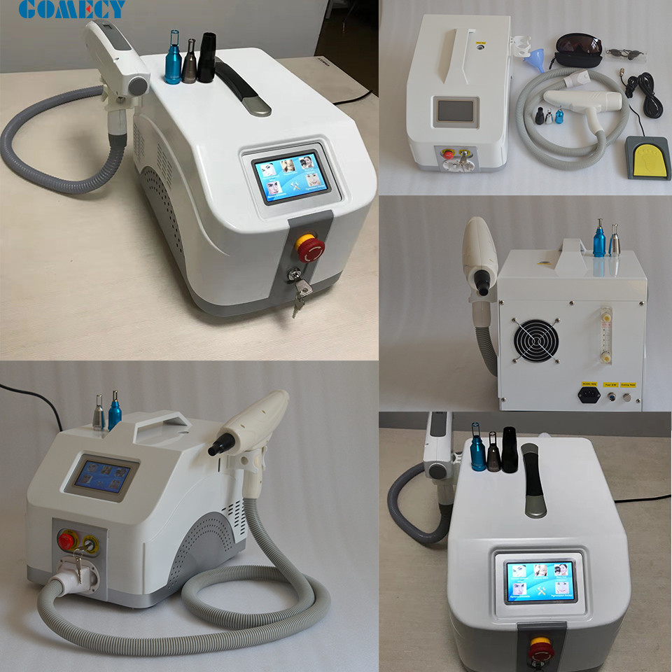 1064nm 532nm 1320nm Q Switch Nd YAG Laser Tattoo Removal Machine With Carbon Peeling