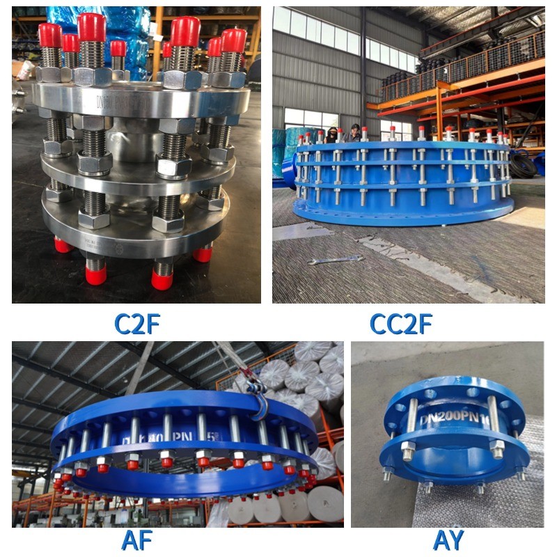 Pipe Fitting Double Flange Flexible Coupling Carbon Steel Dismantling Joint 304 316 Stainless Steel Double Flange Disassembly Joint