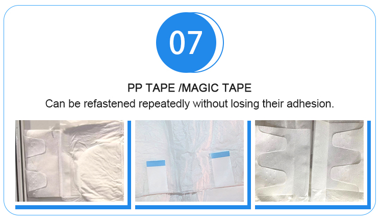 3-D Leak Prevention Disposable Adult Diaper Non Woven Fabric Style for Distribution