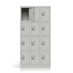 School Stainless Steel Handle 0.6mm Steel Multi Door Storage Locker