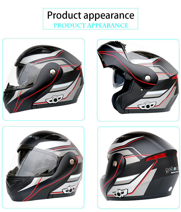 Whosale Vintage Bluetooth Helmet Full Face Motorcycle Helmet Motorcycle L/XL/XXL
