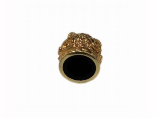 Metal Zinc Alloy Perfume Bottle Caps Luxurious Glass Perfume Bottle Cover