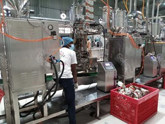 5T/H All In One Mango Juice Processing Machine 200KW Fruit Wash Machine
