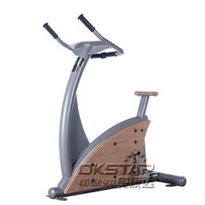 Wholesale outdoor wooden fitness equipment--WPC body strong fitness equipment outdoor gym exercise bike from china suppliers
