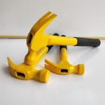 Knocking Carbon Steel Pipe Handle Steel HAMMER Claw Hammer With Non-Slip Plastic