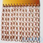 Brass Aluminum Metal Chain Link Curtains Fly Screen 10x22