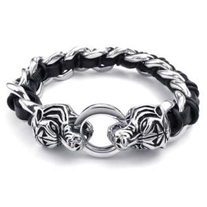 Wholesale High Quality Tagor Stainless Steel Jewelry Fashion Men's Casting Bracelet PXB127 from china suppliers