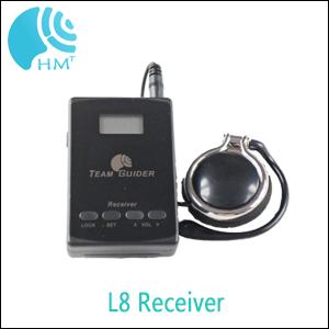 L8 Handheld Wireless Tour Guide System , Audio Tour Guide Transmitter