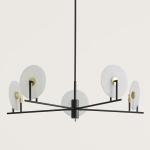 Luxury Marble Chandelier Living Room Black Minimalist Dining Room Erto