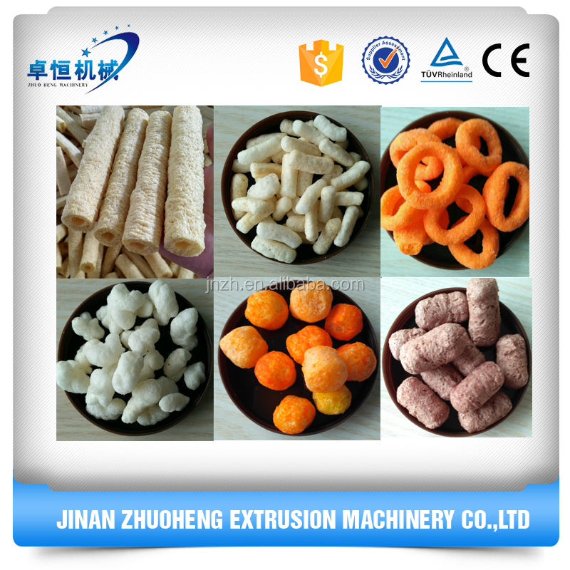 Onion Flavored Rings Snacks Processing Line For Wheat Flour Manufacturing