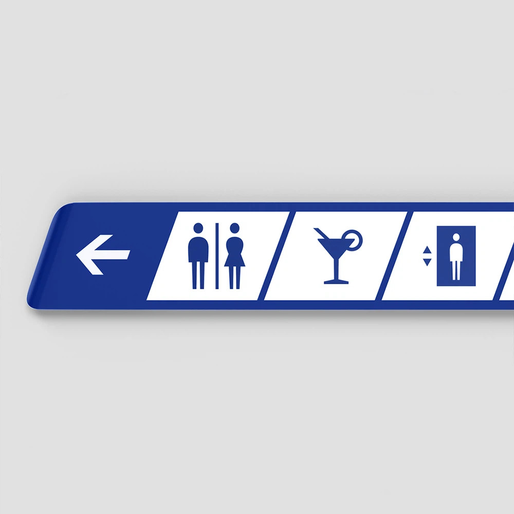 Professional Outdoor Wayfinding Signage For Baseball Football Field