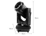 Waterproof IP68 50W Aluminum Plastic Mini Led Spider Moving Head Disco Stage