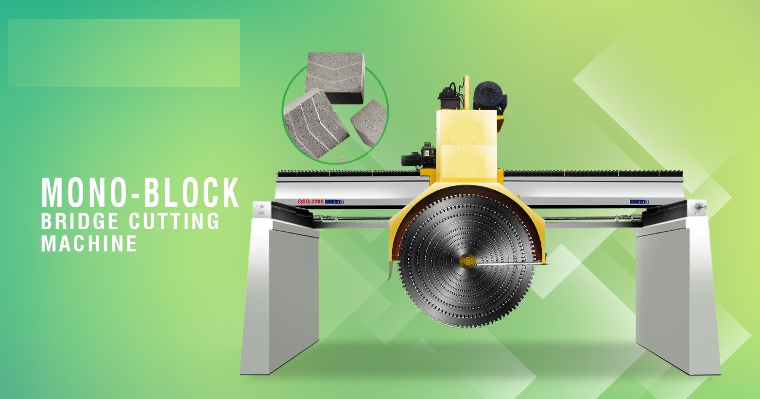 Large Blade Stone Cutting Machine