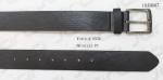 Decoration Natural Black PU Mens Casual Leather Belt With Classic Pin Buckle