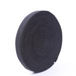 Woven Rubber Anti Slip Webbing 25mm Black Elastic Band For Sewing