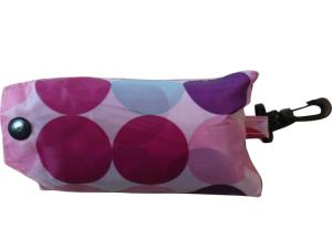 Wholesale Pink Dots Nylon Folded Strings Back Bag, Nylon Storage Bags With Buttons Closure from china suppliers