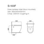 Floor Mounting Tankless Toilet Modern Water Saving For Bathroom