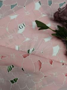 Wholesale 100% Polyester Laser Cut Lace Applique Fabric For Wedding Dress from china suppliers