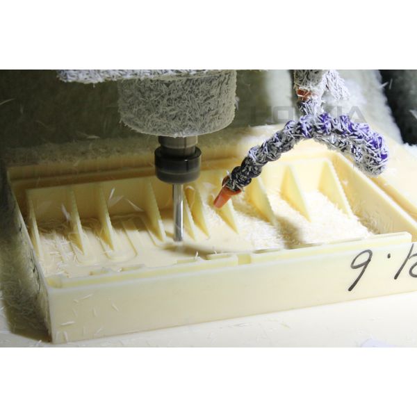 CNC Milled Custom Machined Plastic Parts ABS Material 0.01mm Precision Tolerance