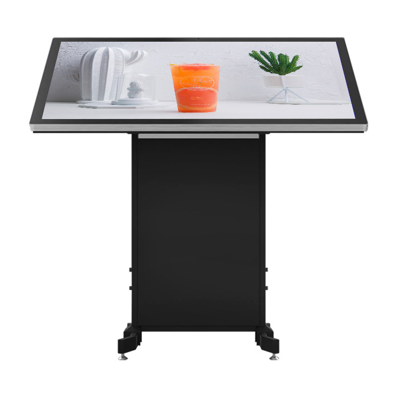 High Resolution horizontal Interactive LCD Digital Signage Touch Screen Kiosk
