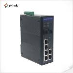 Rugged Industrial PoE Switch 4 Port 1000t 802.3bt Poe + 2 Port 1000t + 2 Port